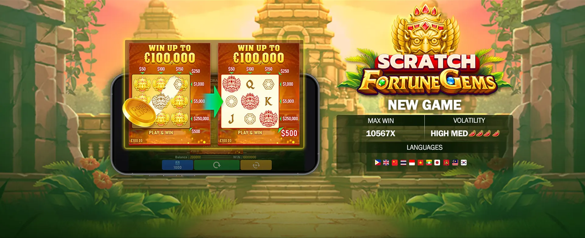 Dynamic gaming background for SlotVIP alternative link
